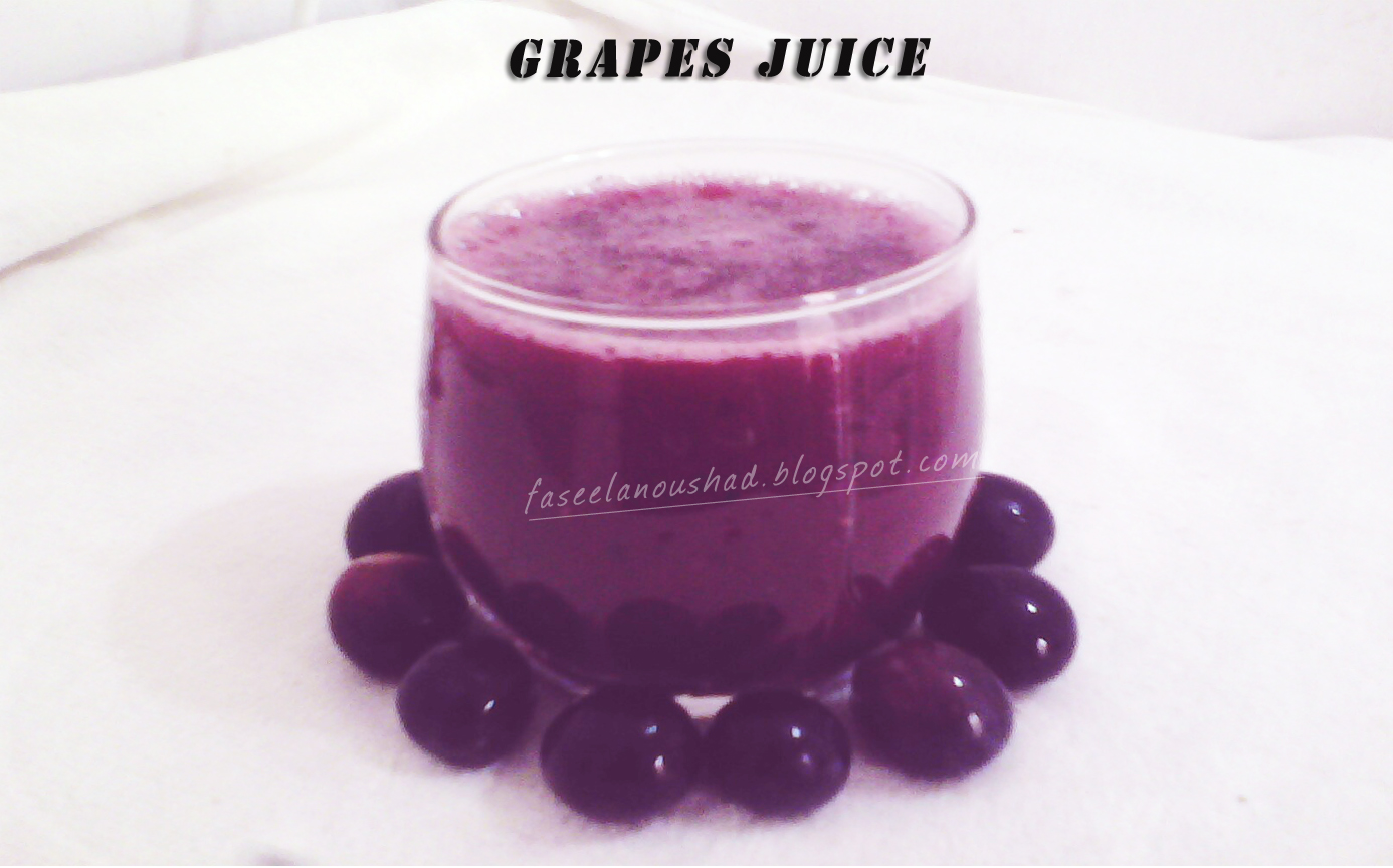 GOOD FOOD ENDS WITH GOOD TALK Grapes Juice