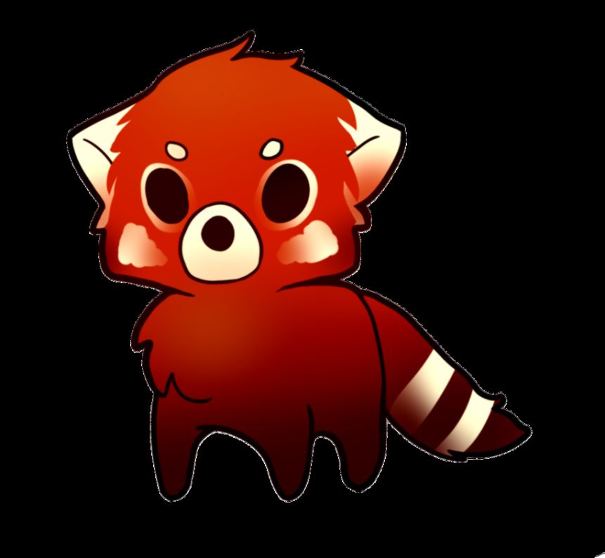 Cute Red Panda Drawing Wallpapers Gallery