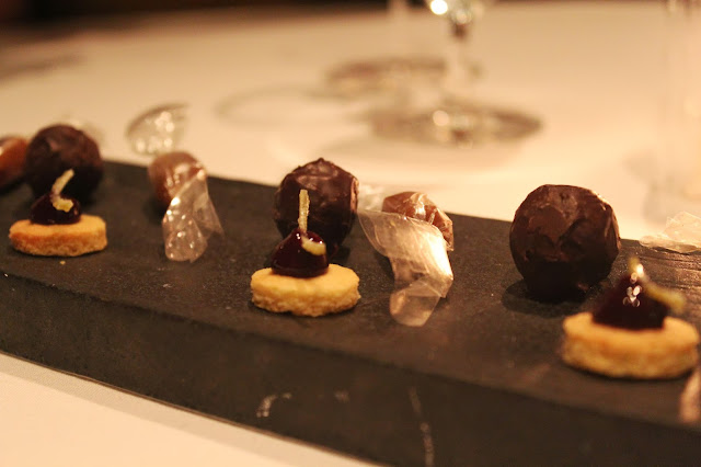 Caramels, cookie dough truffles, and little cakes at Menton