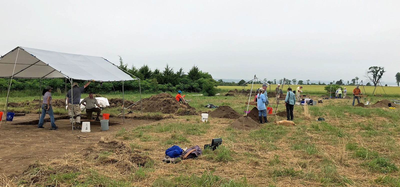 Charles County Archaeological Society of Maryland, Inc 2018 ASM FIeld