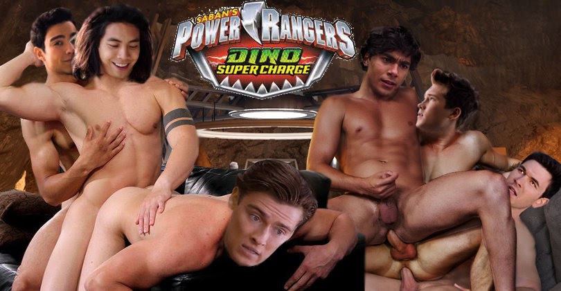 IronMan's Male Celebrity Fakes: Power Rangers Dino Charge team fuck
