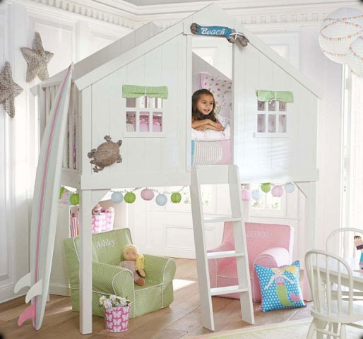 Детская Кровать "домик на дереве" фото