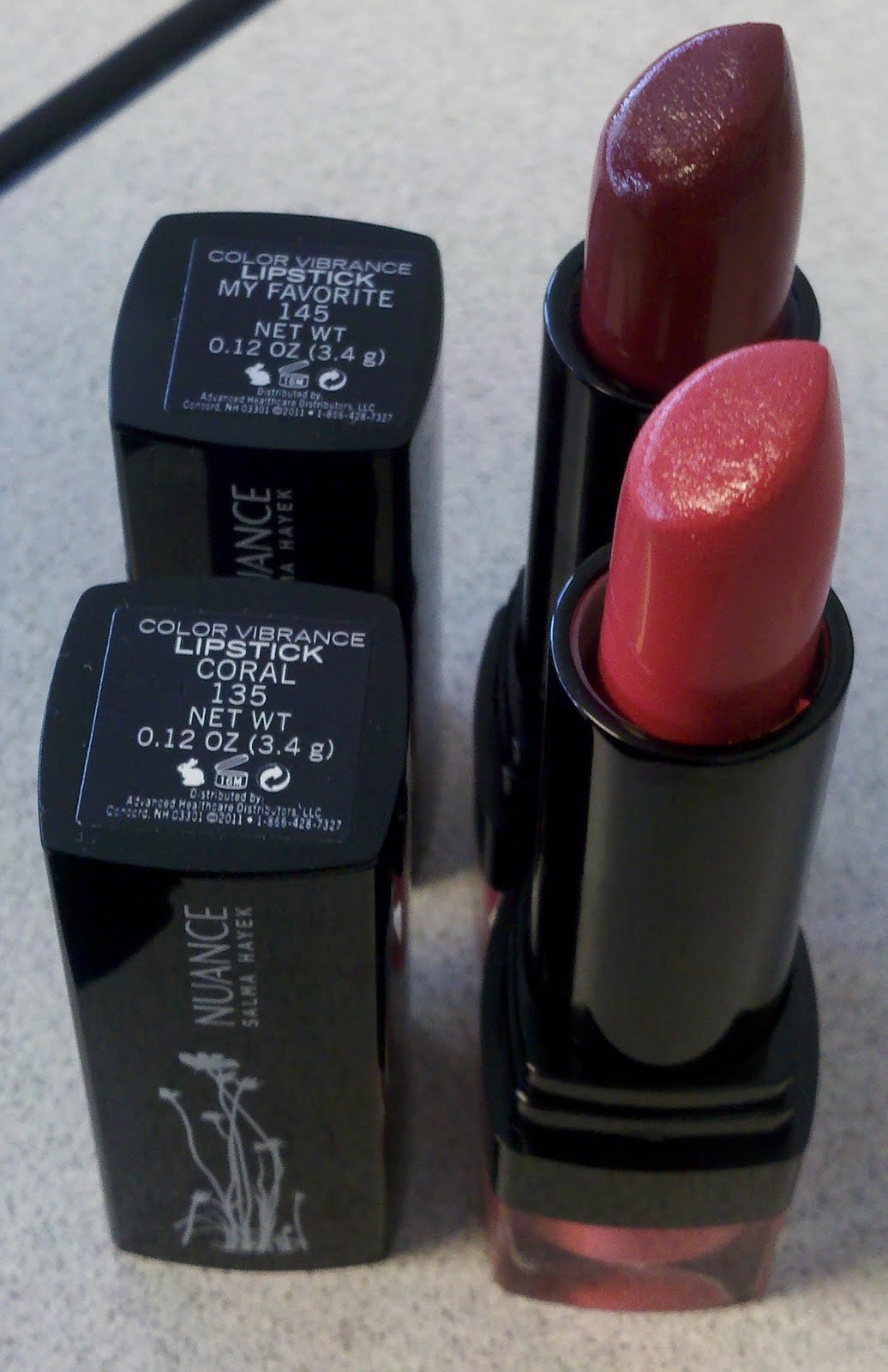 Beauty Vigilante: Nuance Salma Hayek Color Vibrance Lipstick in Coral ...