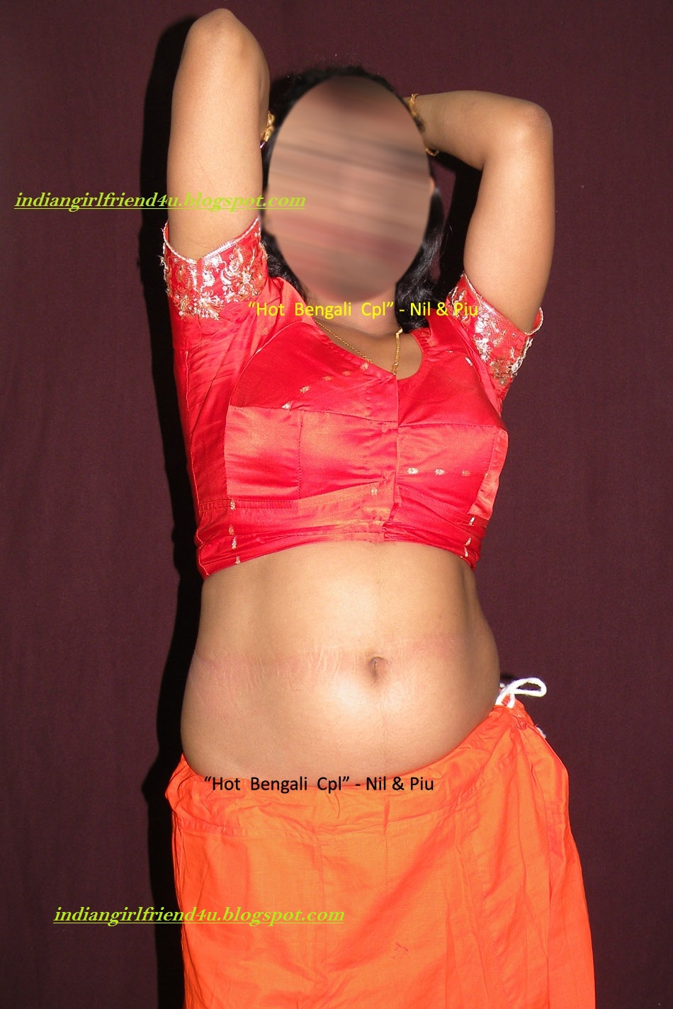 Hot Indian Girl Friends.. hot sexy sari saree Bengali house wife nude removing cloths Part- 4 photo