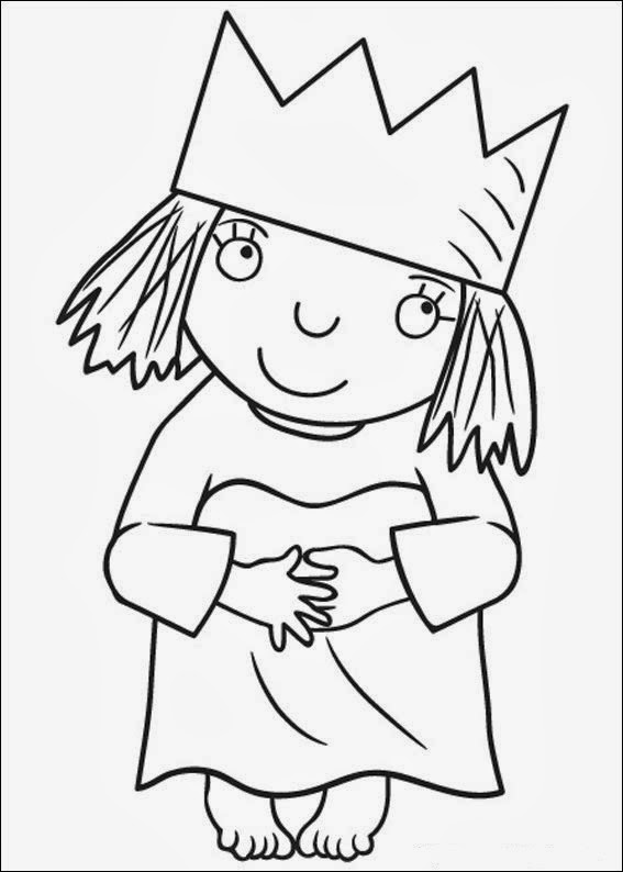 Fun Coloring Pages: Little Princess Coloring Pages