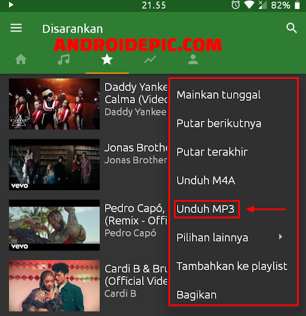 Cara Download Mp3 Dari Youtube Dengan YMusic Aplikasi Download MP3 dari Youtube