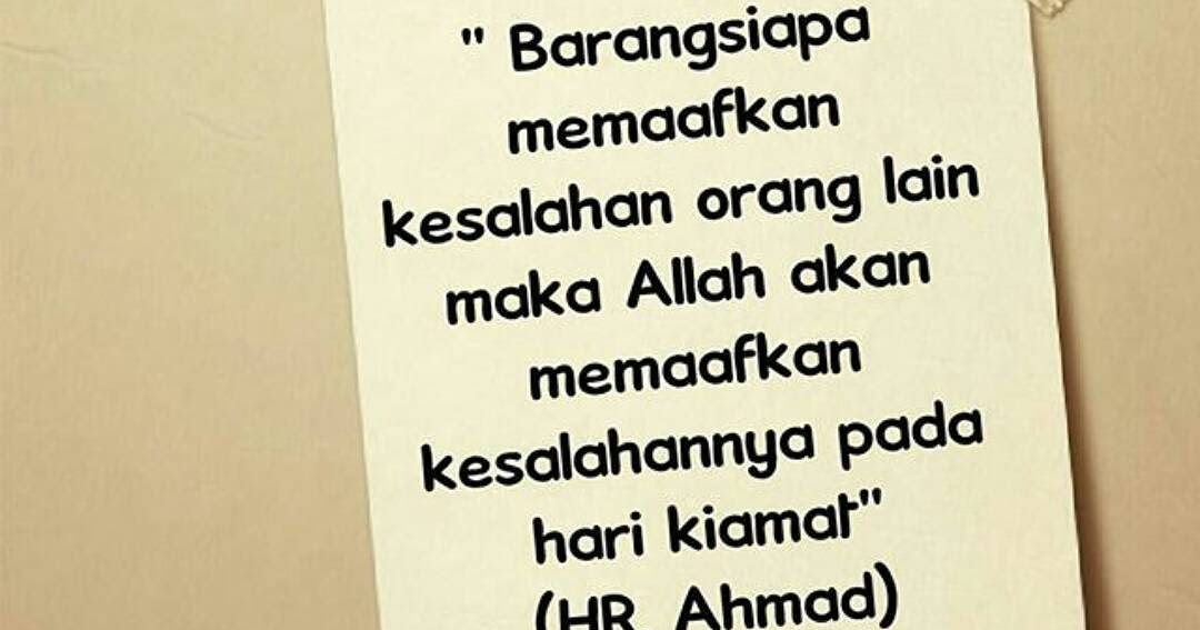 Hadits Tentang Memaafkan Seseorang Sumber Ilmu Hadits Tentang Memaafkan Seseorang Sumber Ilmu