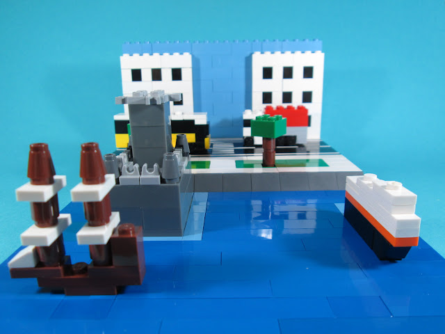 MOC LEGO Belém, junto ao rio Tejo