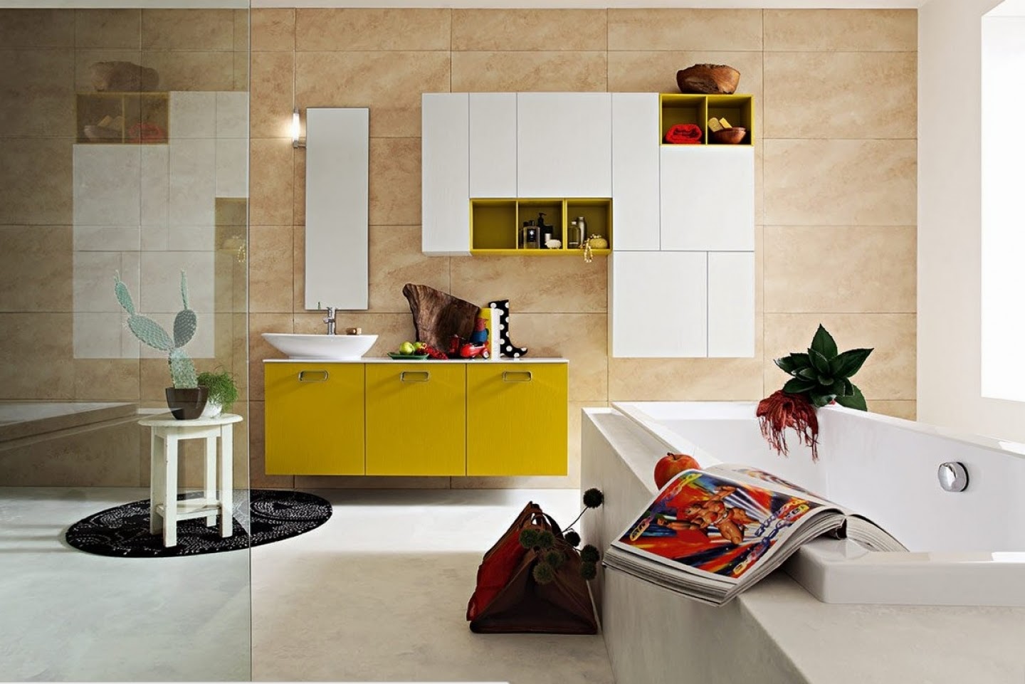 Necessary and Vital Spaces in bathrooms by Cerasa Italy