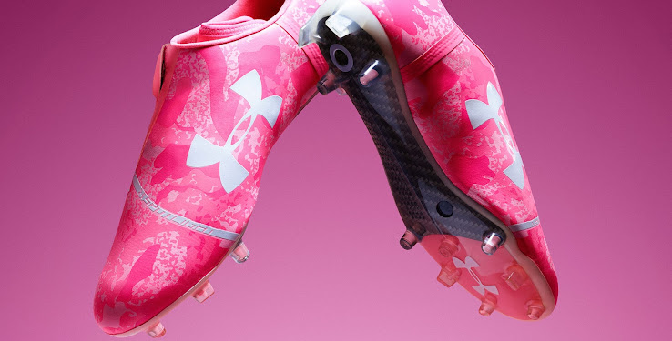 under armour pink boots