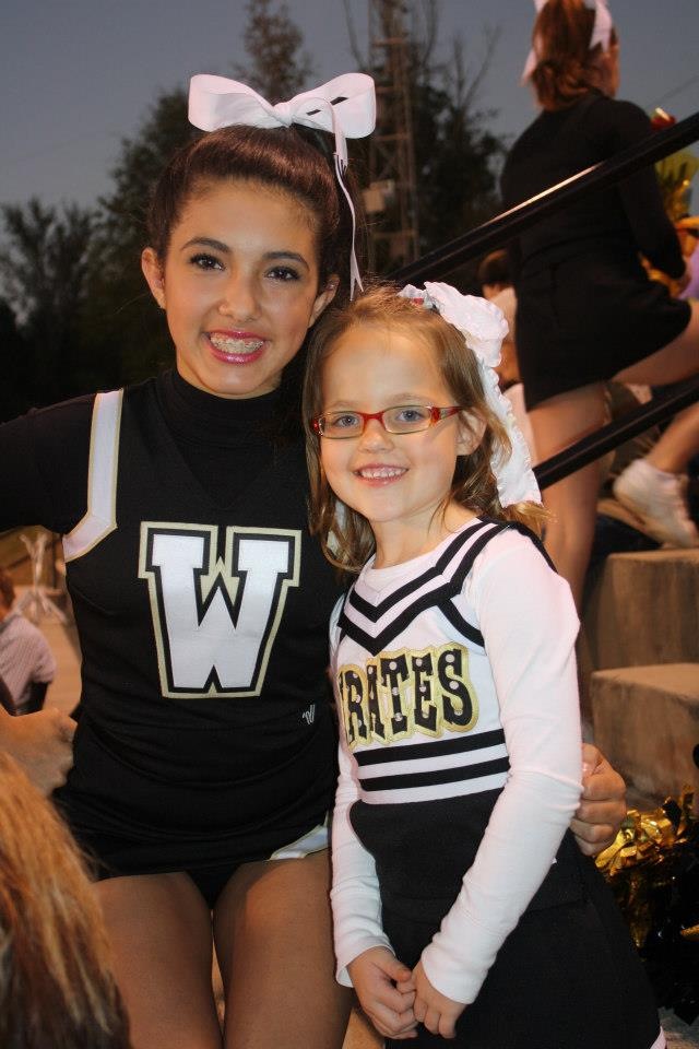 The Williamson Family WMS Cheerleader Mascot