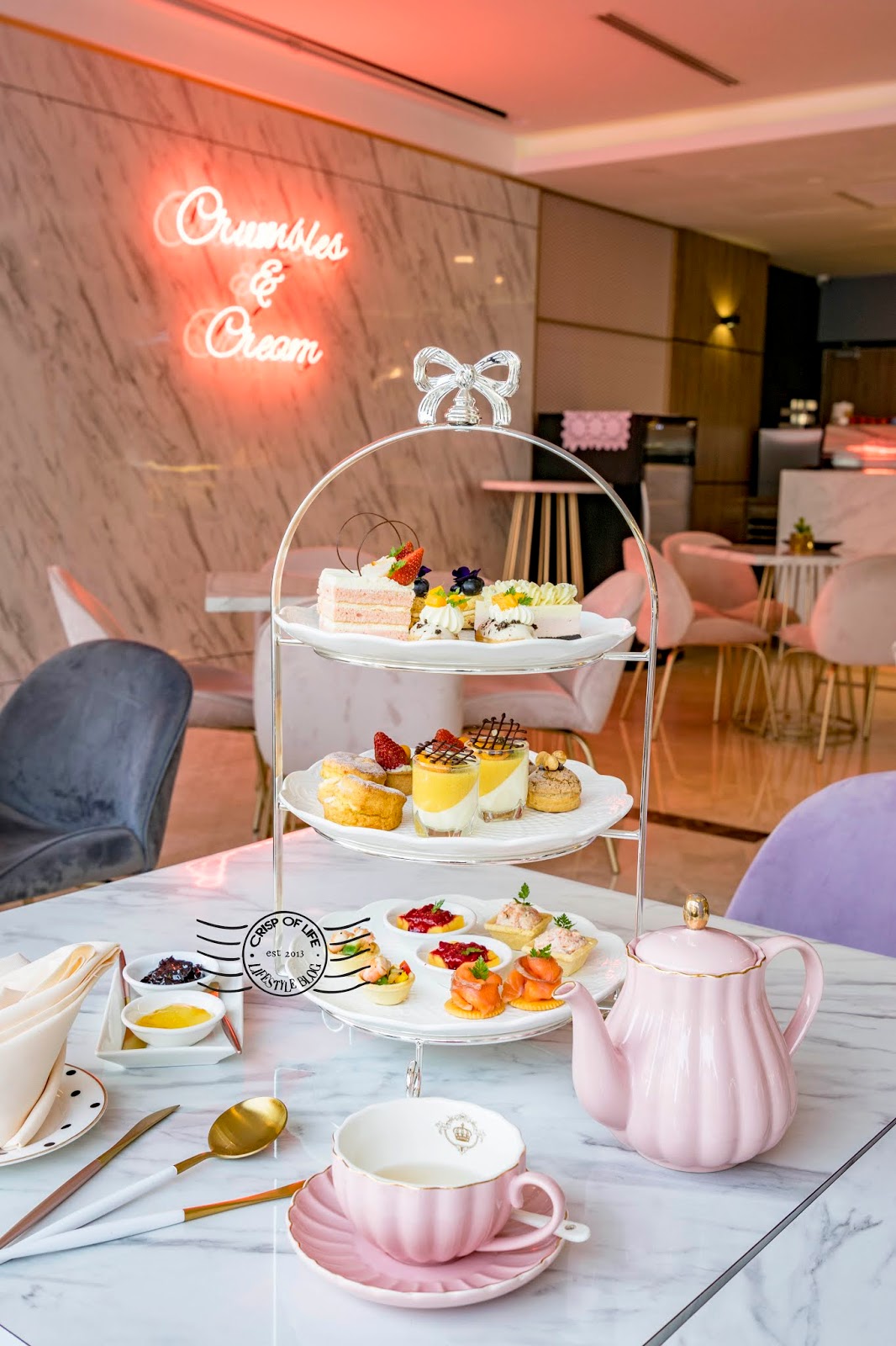 Crumbles & Cream High Tea Set & Newly Launched Ala Carte Menu Iconic