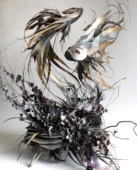 As esculturas de animais metálicos de Georgie Seccull Georgie Seccull arte esculturas metálicas de animais sucata