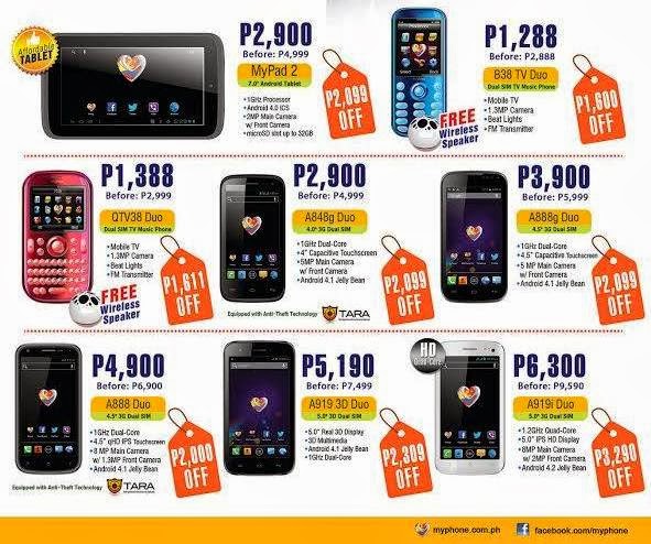 MyPhone Gadget Sale Pricelist 