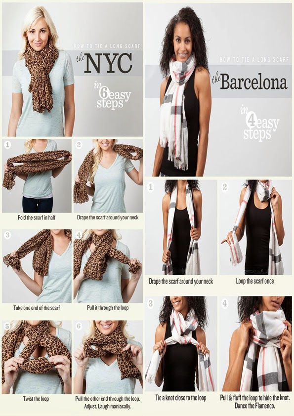 TRENDY WAYS OF HOW TO WEAR A SCARF SHA FASHION