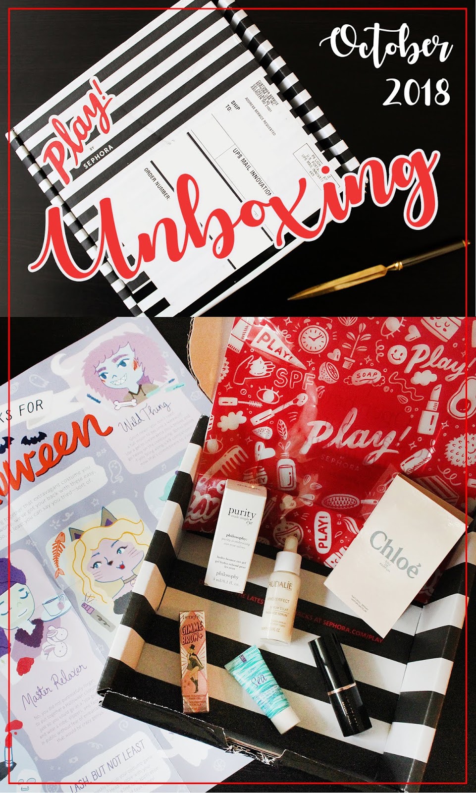 Sephora PLAY! Unboxing - Southern Curls & Pearls