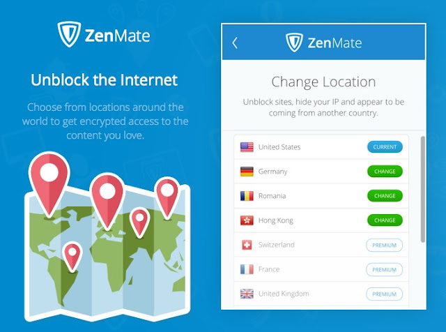 ZenMate VPN is a proxy switcher add-on for both Google Chrome and Mozilla Firefox that requires no knowledge of proxy switching.