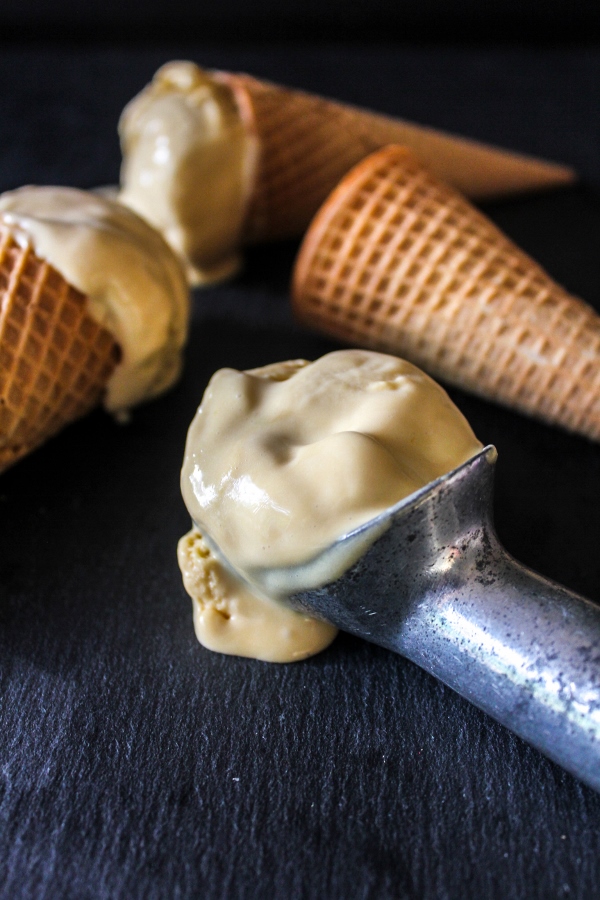 This rich and decadent Sea Salt Caramel Ice Cream is the perfect balance of salty and sweet and is so easy to make!