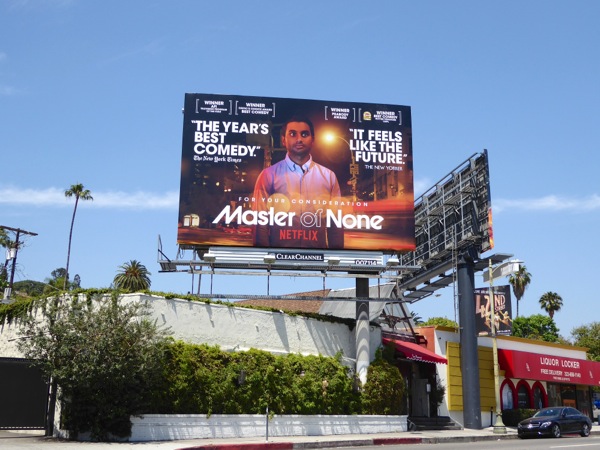 Master of None 2016 Emmy FYC Netflix billboard Sunset Boulevard Master of None 2016 Emmy FYC Netflix billboard