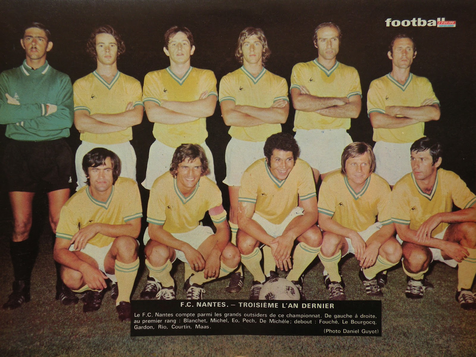 F.C NANTES 197172. By Ageducatifs.