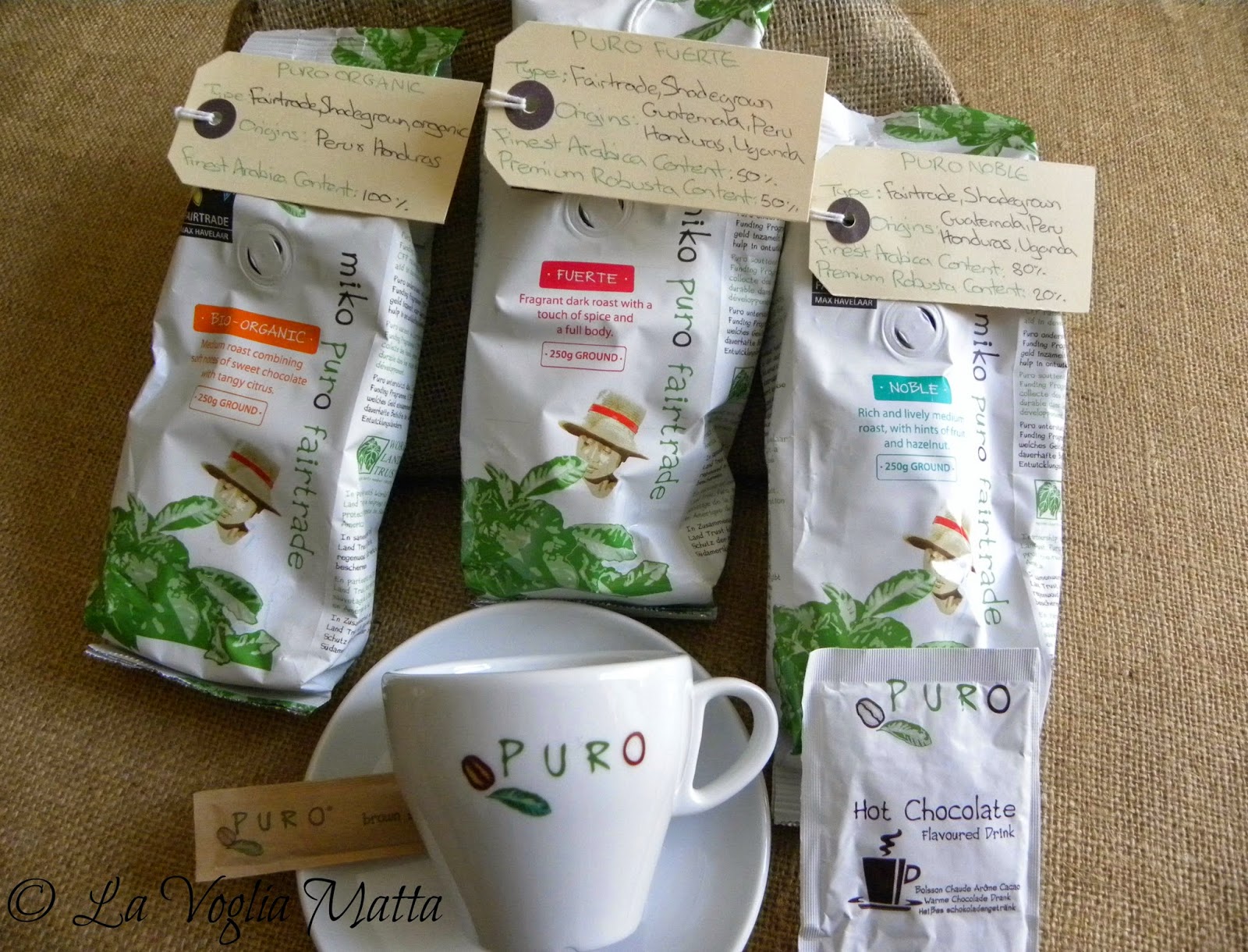 puro coffee, direttamente dalla natura....