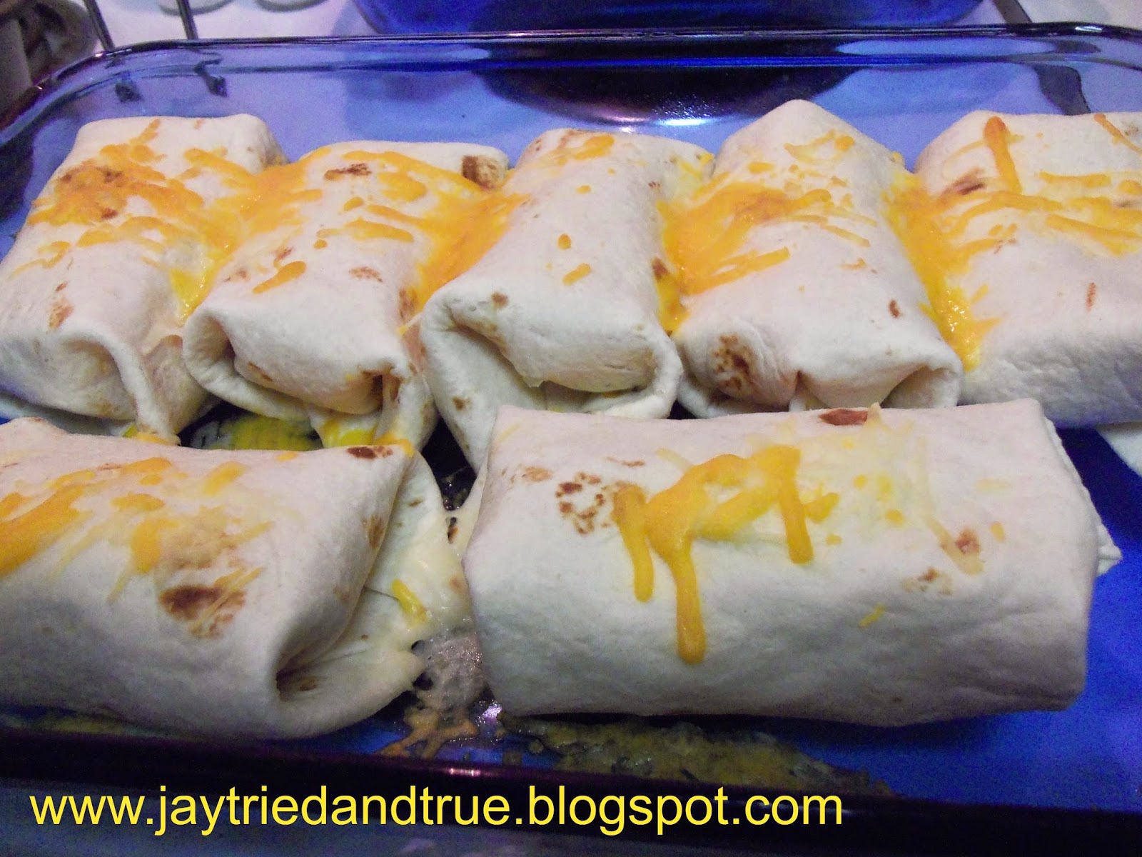 Jay Tried and True Spam Breakfast Burritos