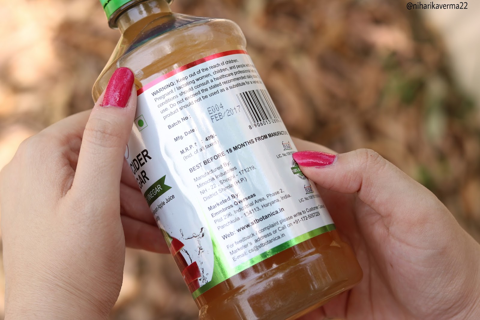 St.Botanica Apple Cider Vinegar with The Mother Review and Benefits