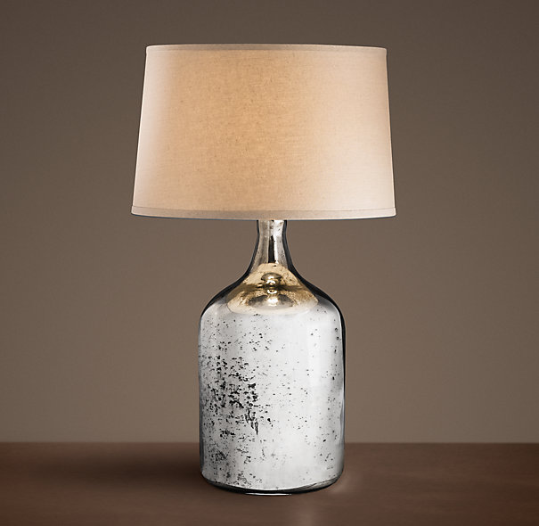 Crafty Betties DIY Restoration Hardware Mercury Glass Short Table Lamp