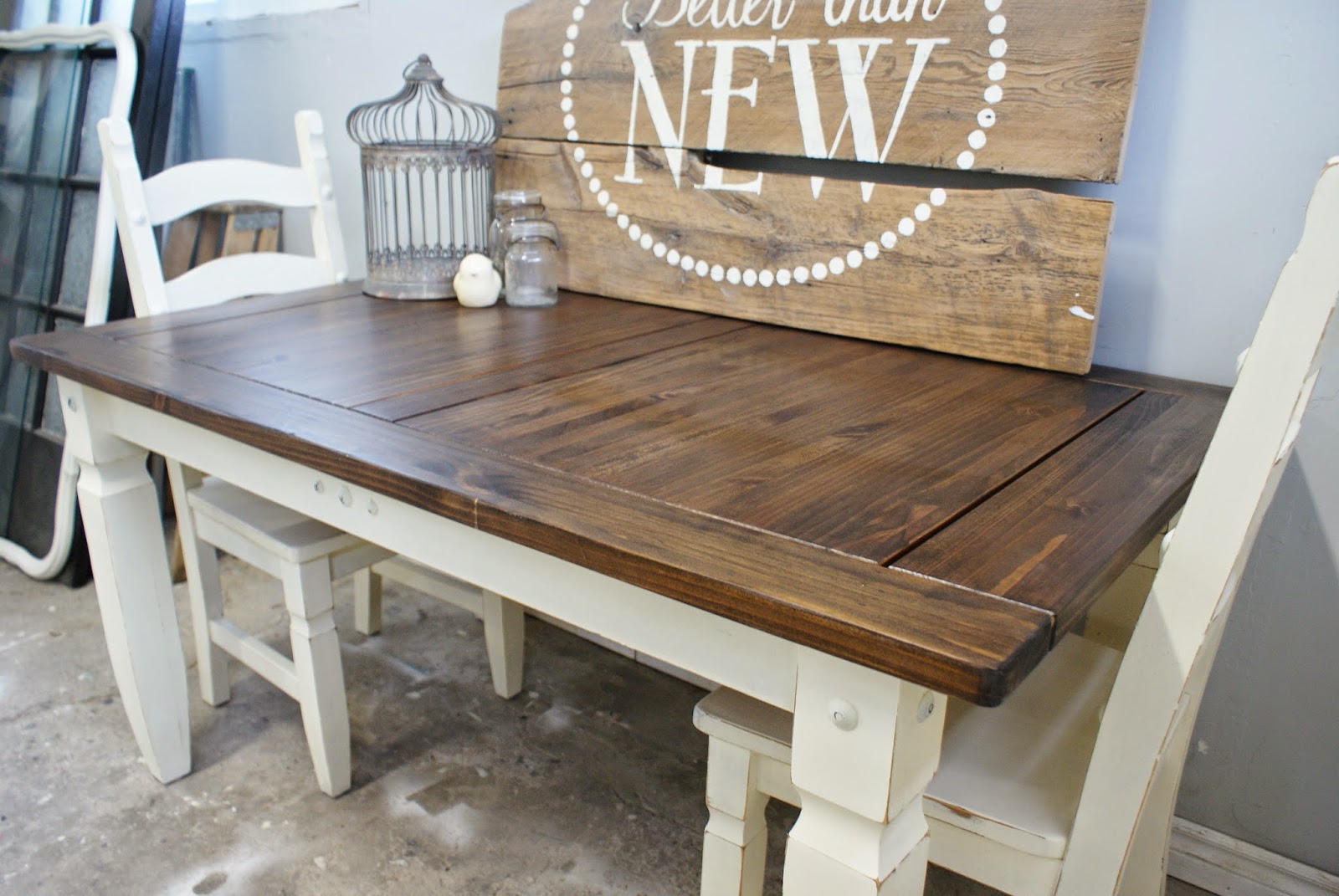 Better Than New Farmhouse Table and Chairs