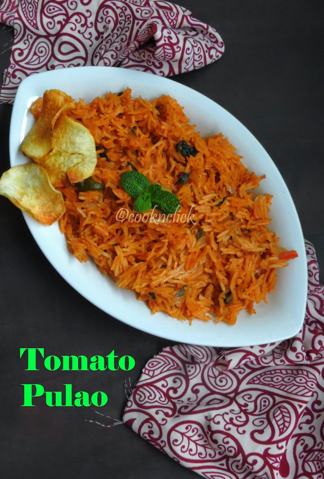 Tomato Pulao Cook N Click