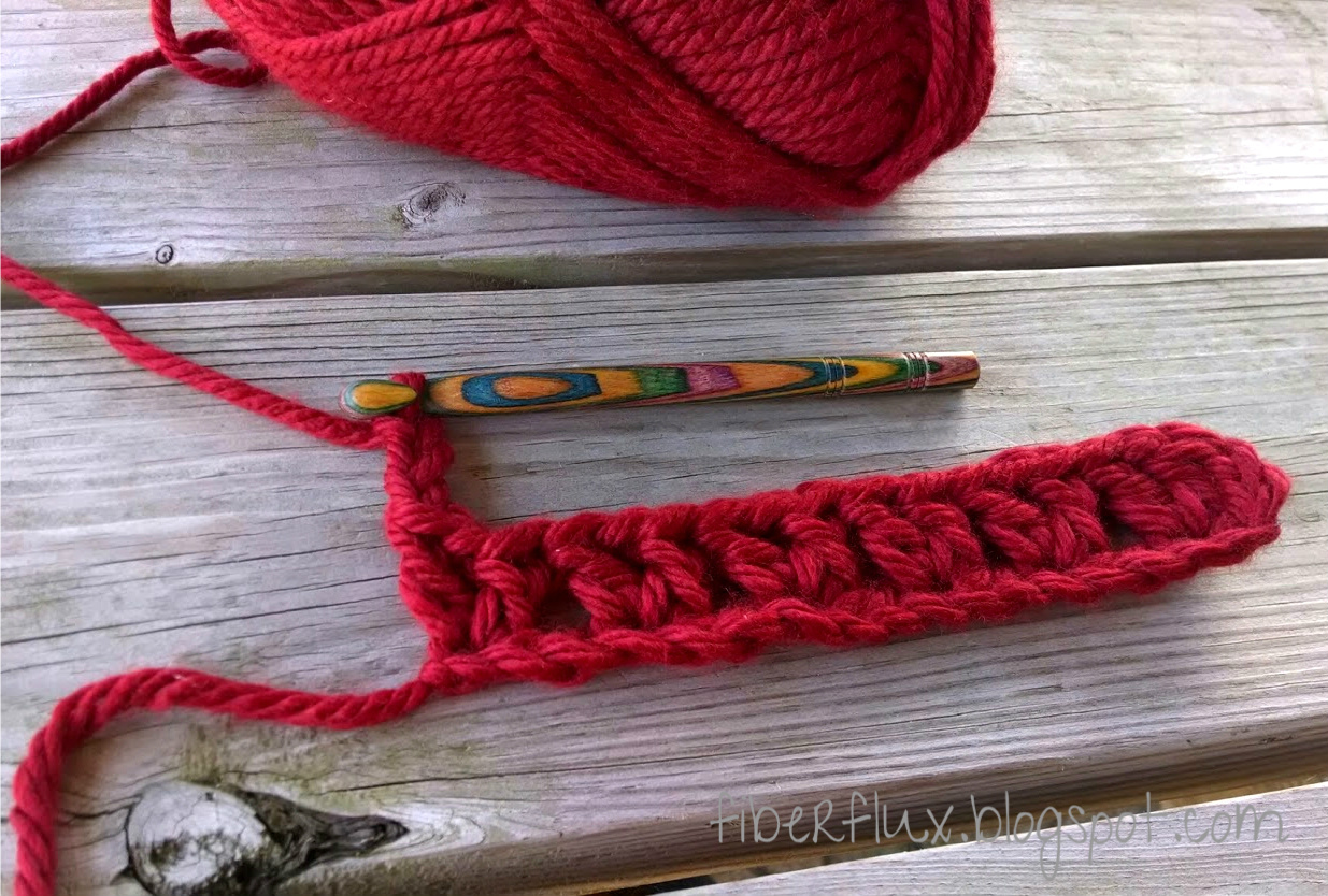 Fiber Flux: How To Crochet the Pavement Infinity Scarf (stitch by stitch)