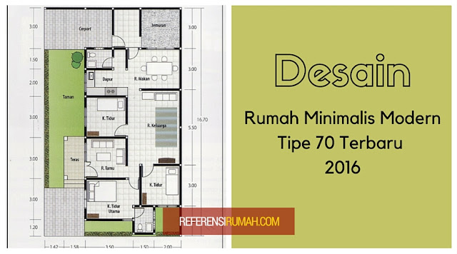 Desain Rumah Minimalis Modern Tipe 70 Terbaru 2016 Desain Rumah Minimalis Modern Tipe 70 Terbaru 2016