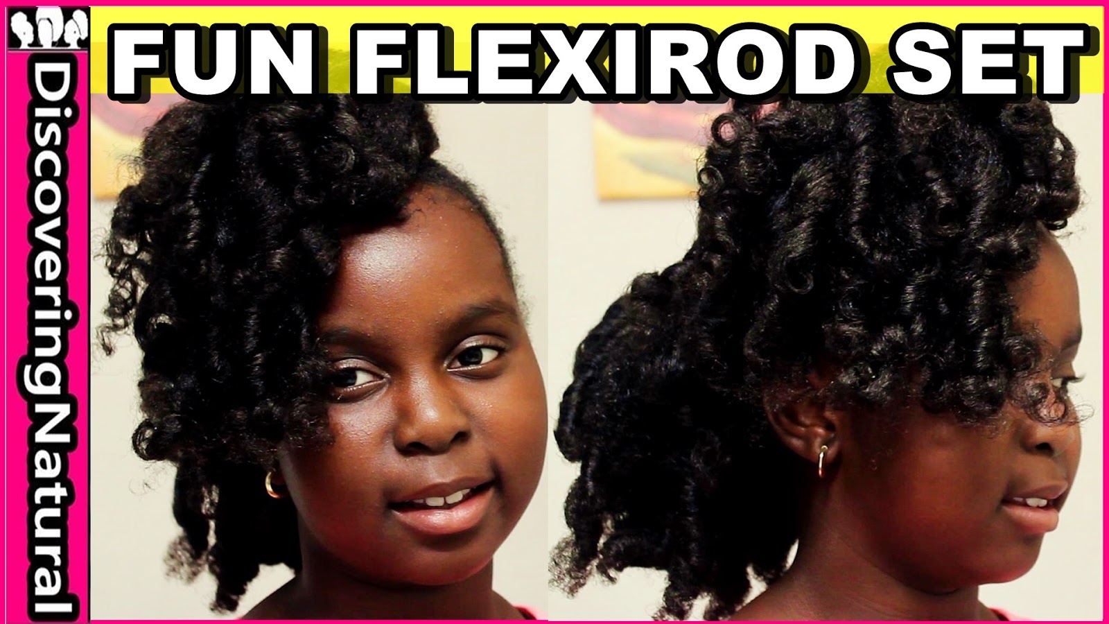 African Naturalistas How To Do Flexirod Set On Natural Hair Kids