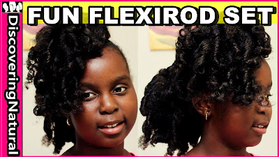 Flexi Rod on Natural Hair using Eden Bodyworks Citrus Fusion