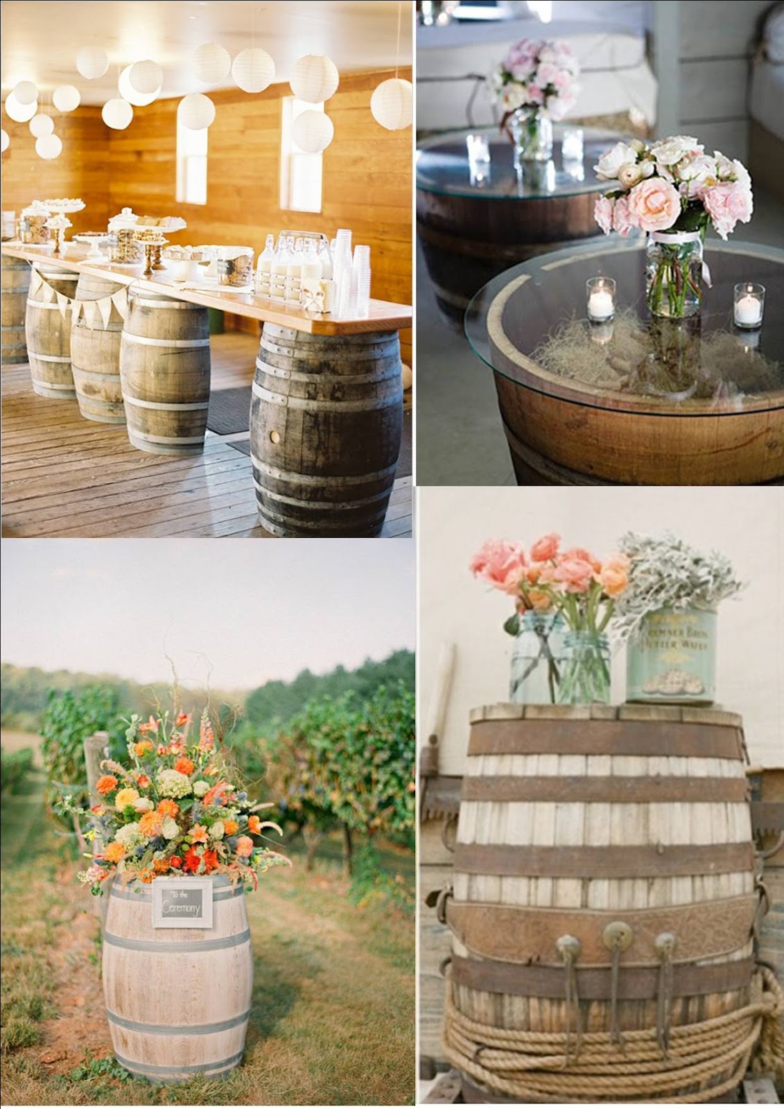 Club Rose Bay Wine Barrels great decor idea