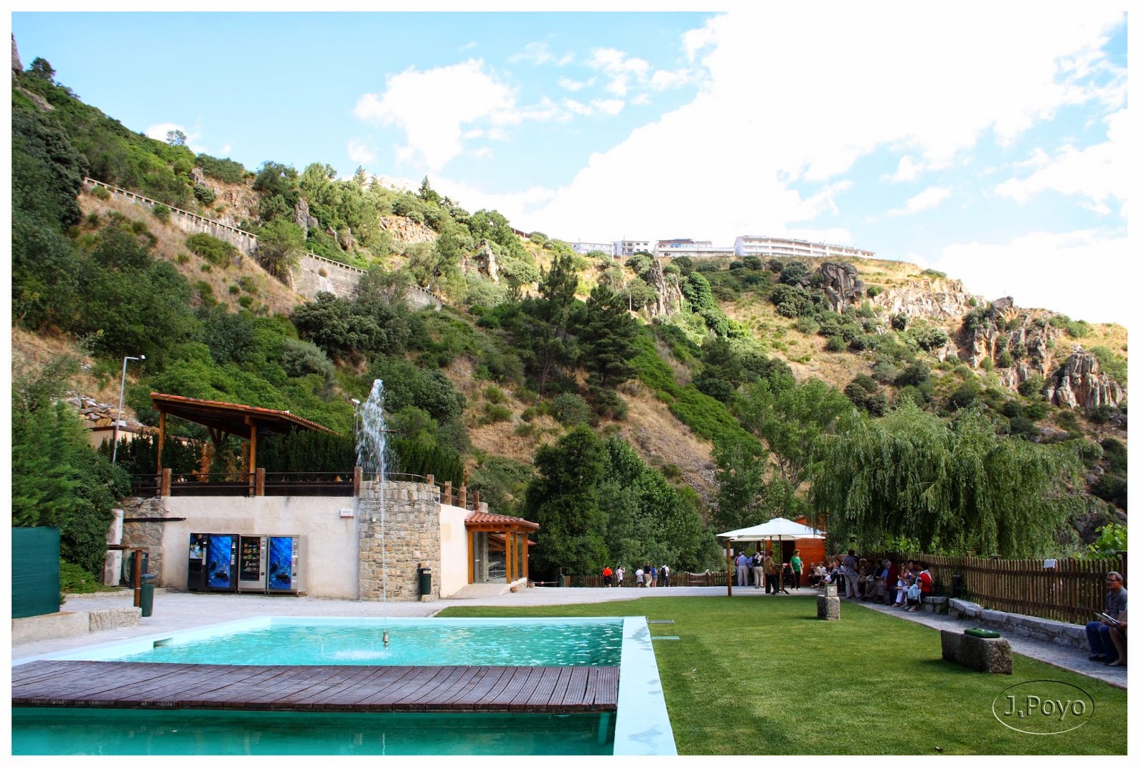 Piscina de la estación ambiental del parque de los Arribes del Duero