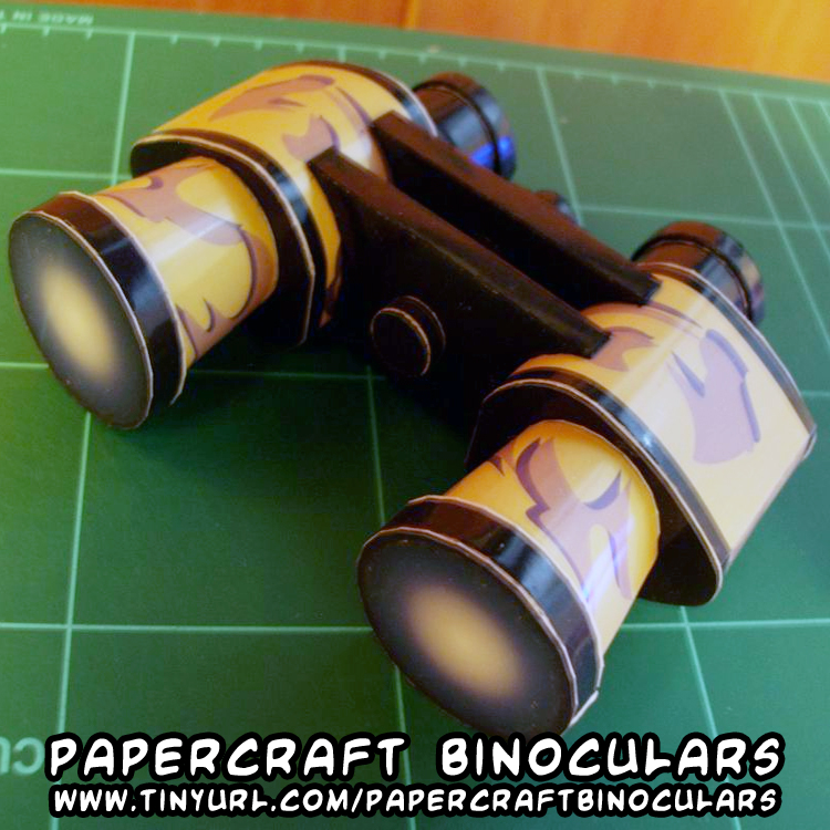 Ninjatoes' papercraft weblog D/L papercraft binoculars (just a toy!)