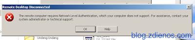 Mengaktifkan Network Level Authentication pada Windows XP