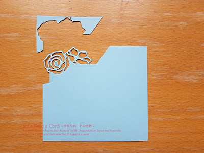 Friday Fabulous　Tips for using corner die from Lovely Flower Dies Satomi Wellard-Independent Stampin’Up! Demonstrator in Japan and Australia, #su, #stampinup, #cardmaking, #papercrafting,  #papercrafting, #handmadegreetingcard, #greetingcards #lovelyflowerdies #occasion  #tutorials   #スタンピンアップ　#スタンピンアップ公認デモンストレーター　#ウェラード里美　#手作りカード　#スタンプ　#カードメーキング　#ペーパークラフト　#スクラップブッキング　#ハンドメイド　#オンラインクラス　#スタンピンアップオンラインオーダー　#スタンピンアップオンラインショップ #フェイスブックライブワークショップ　#オケージョンカタログ　＃ラブリーフラワーダイ