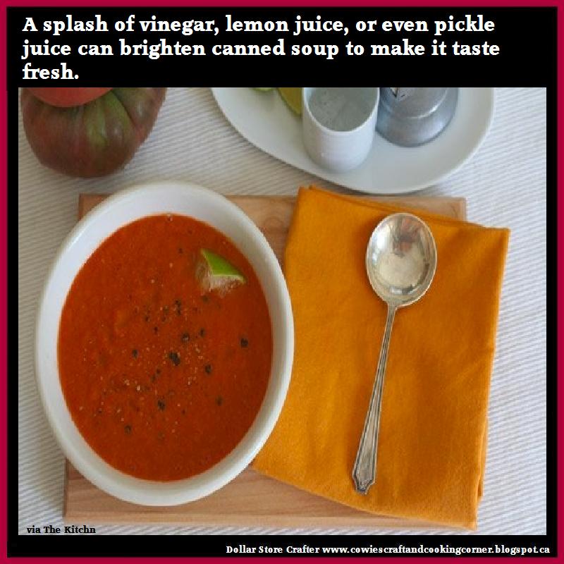 Dollar Store Crafter Pimp Up Your Tomato Soup Food Hack