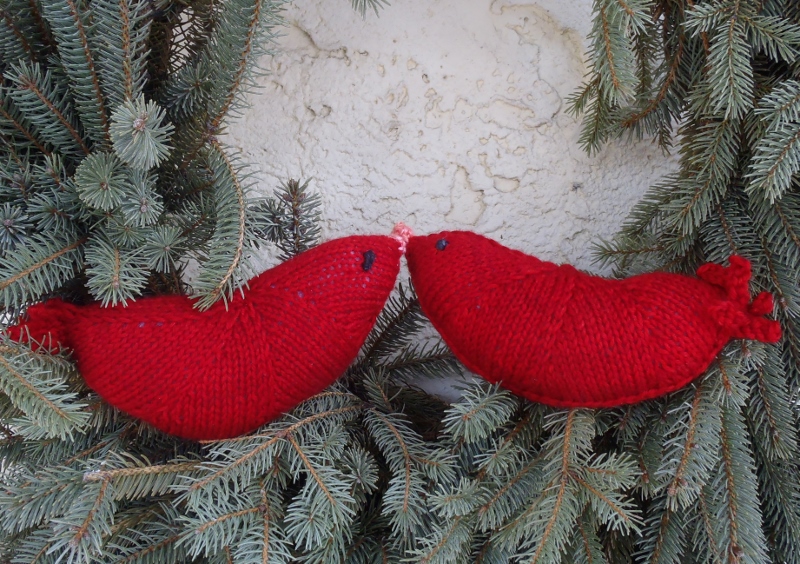 Stana's Critters Etc. Knitting Pattern for Love Birds