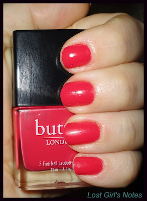 Butter London macbeth nail polish swatches and review