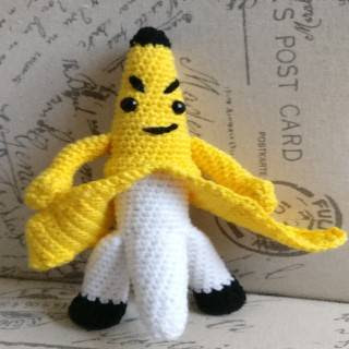 PATRON PLATANO AMIGURUMI 27234