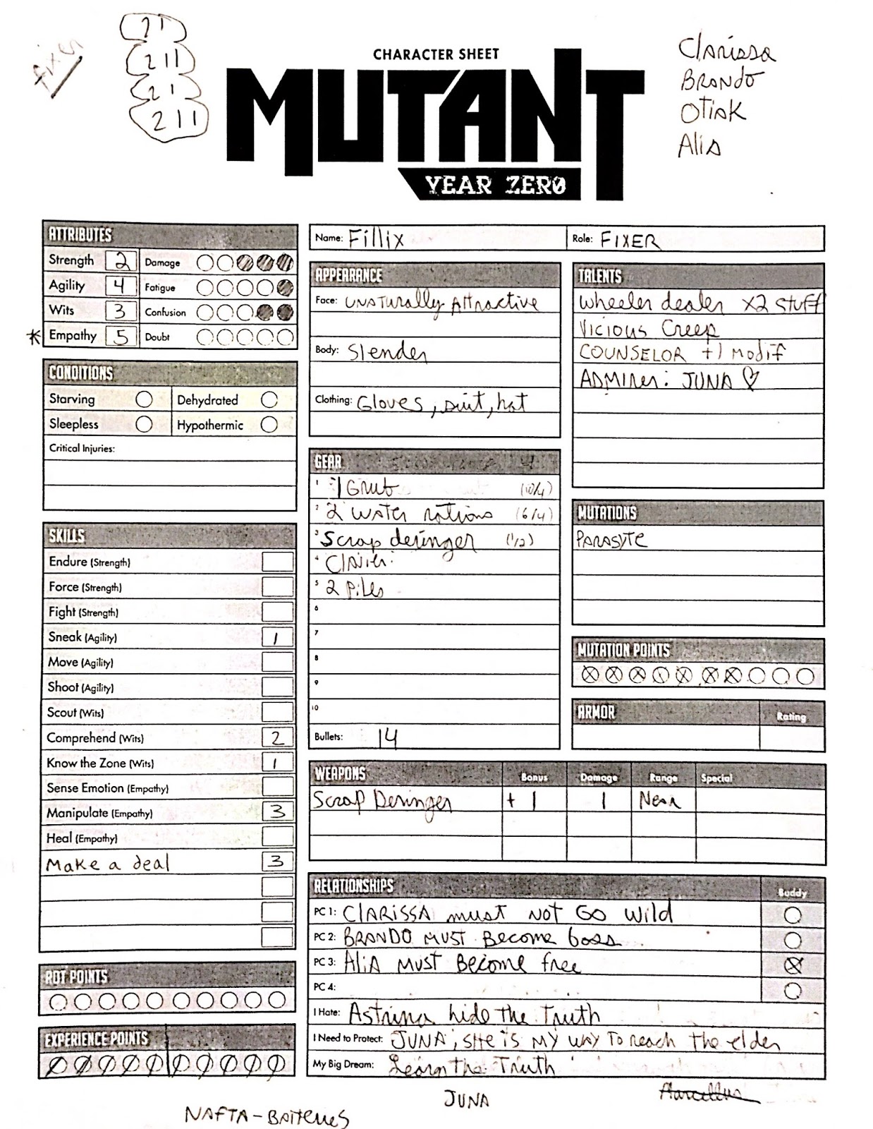 le chaudron chromatique february 2017 trail of cthulhu character sheet