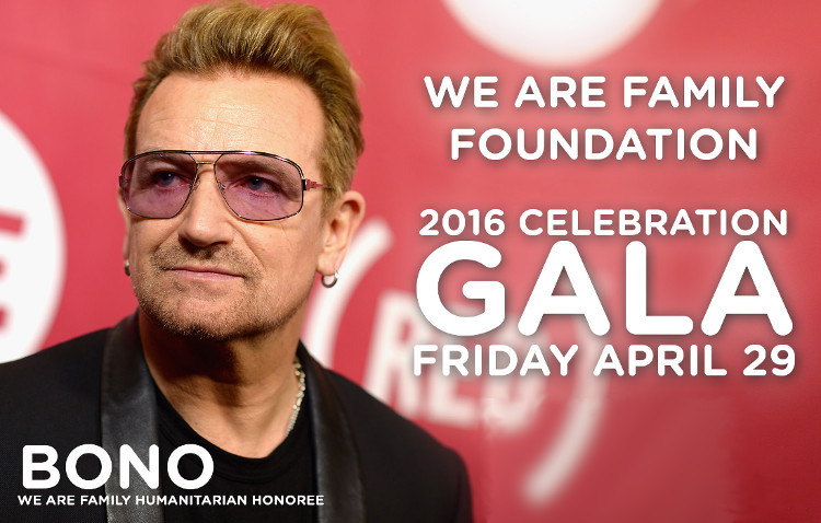 Bono será homenajeado por la fundación de Nile Rodgers en New York WGAL16NYC-Bono_for_WAFF_Home_1