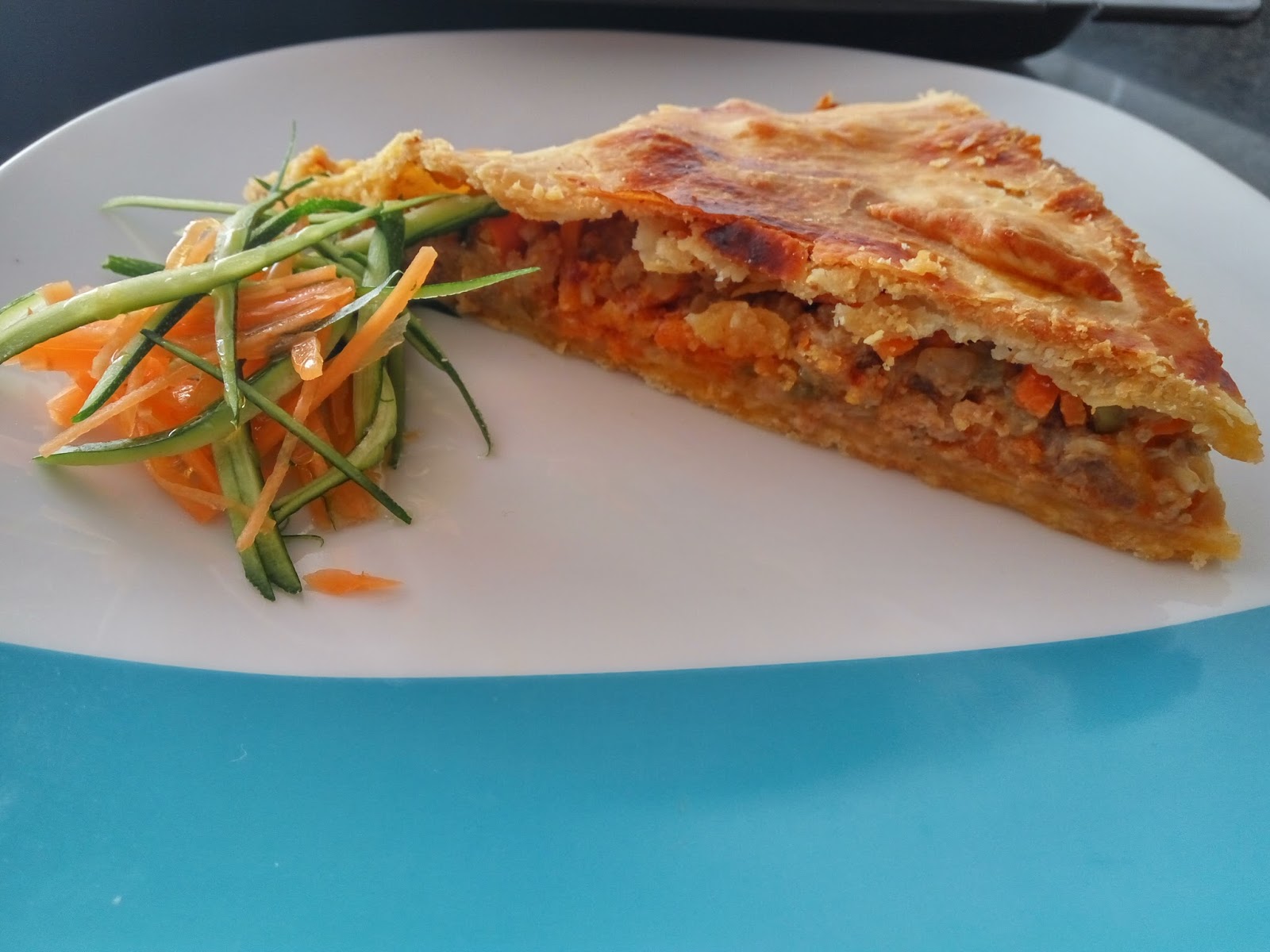 PASTEL DE CARNE CON ZANAHORIA Y CALABACÍN