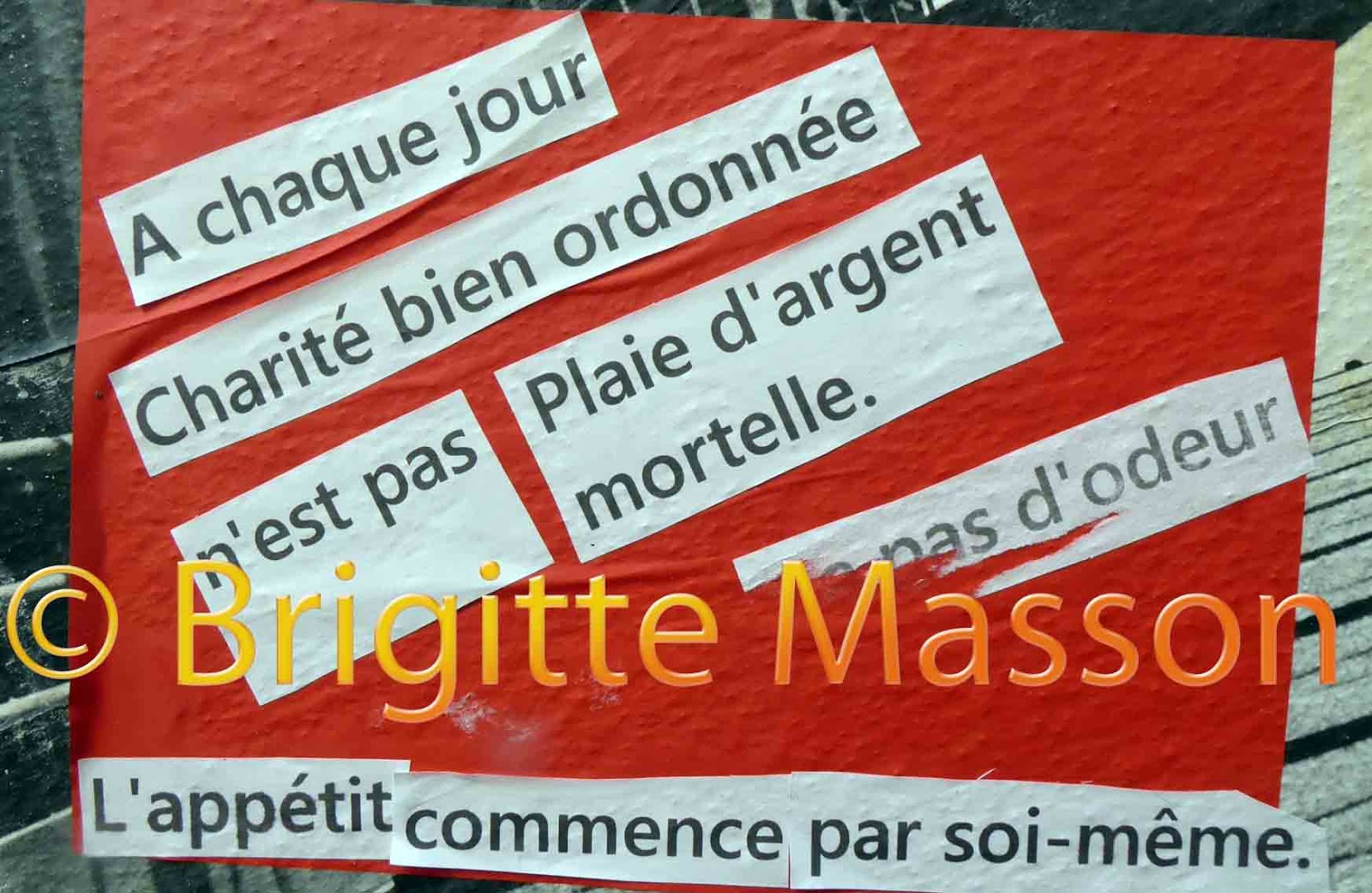 Plaie D Argent N Est Pas Mortelle Le blog de B. Masson: Arles - Proverbes détournés - Argent