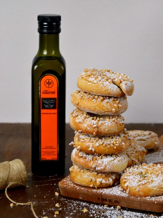 Rosquillas de aceite de oliva y almendras ¡Y sorteo de Sotaroni AOVE!