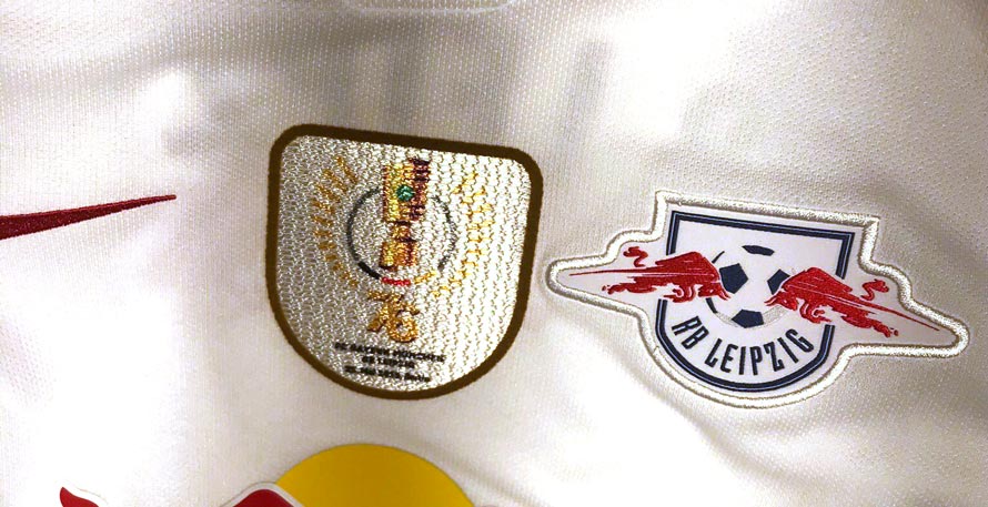 DFB Pokal Logo Patch für Trikot 2021/22  Ärmel Badge Flock 21/22 NEU player size 