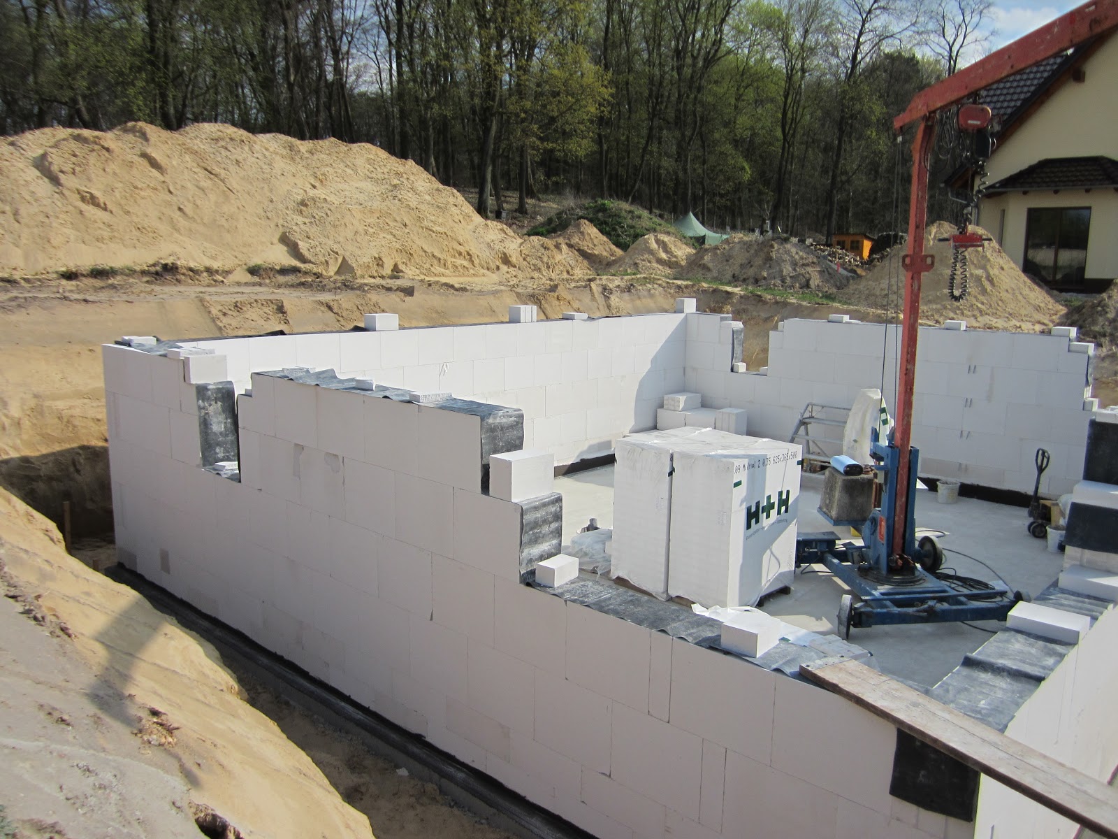 Unser Traum vom Haus : Mauerwerk Keller 2